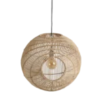 Luna rotan hanglamp Sphere - 50x52x50 cm - Afbeelding 5