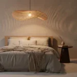 Wave rotan lamp  XXL - Ø115x35 cm - Afbeelding 6