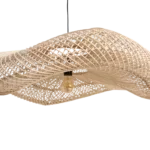 Wave rotan lamp  XXL - Ø115x35 cm - Afbeelding 7