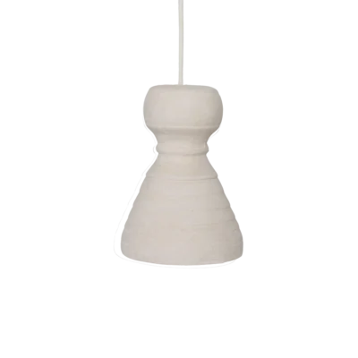 Chalk hanglamp Kanoi - 15x15x20,5 cm