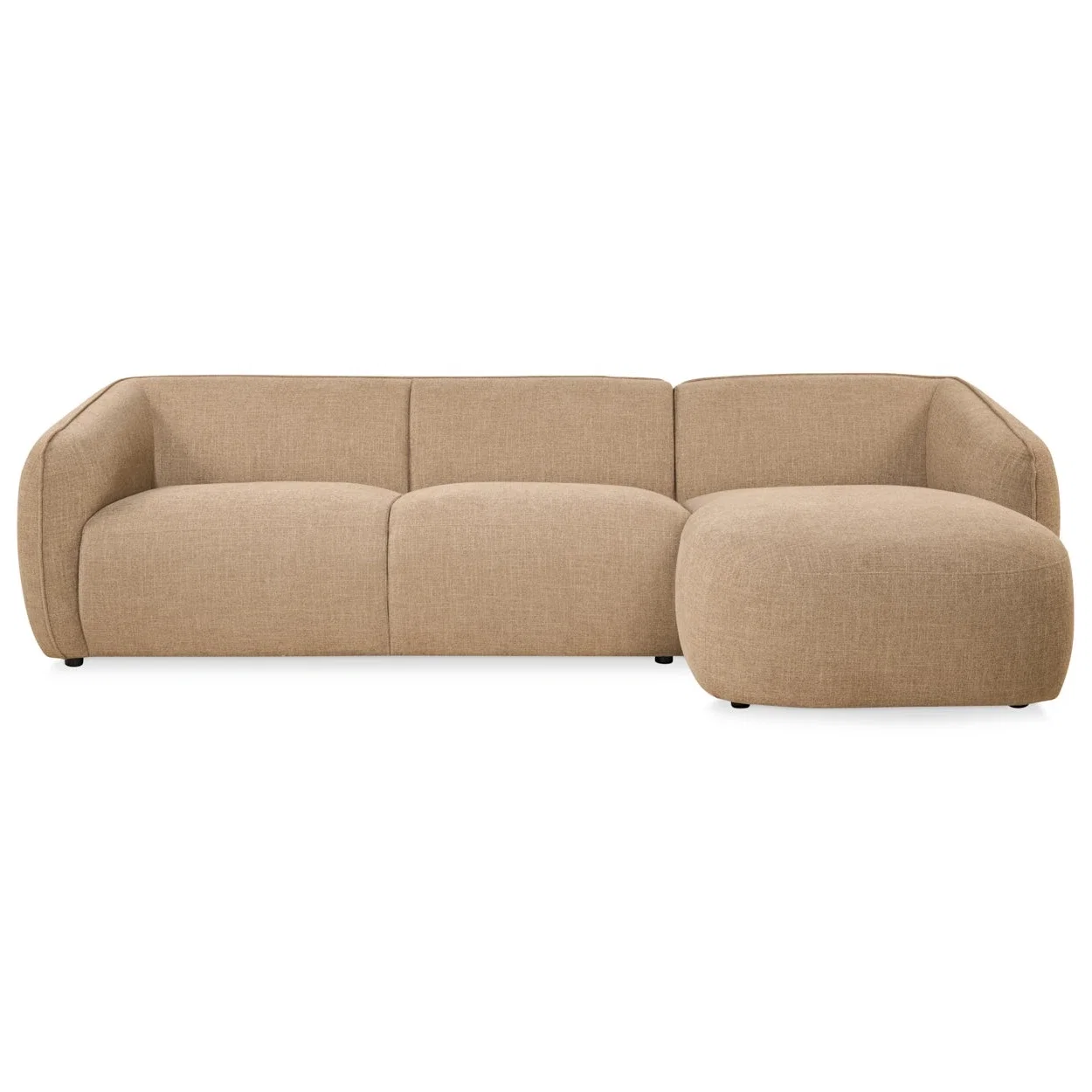 LjiLZnCV1RK0jRdj2cqa.webp Hoekbank Laila - Stof Taupe Rechts - Afbeelding 1