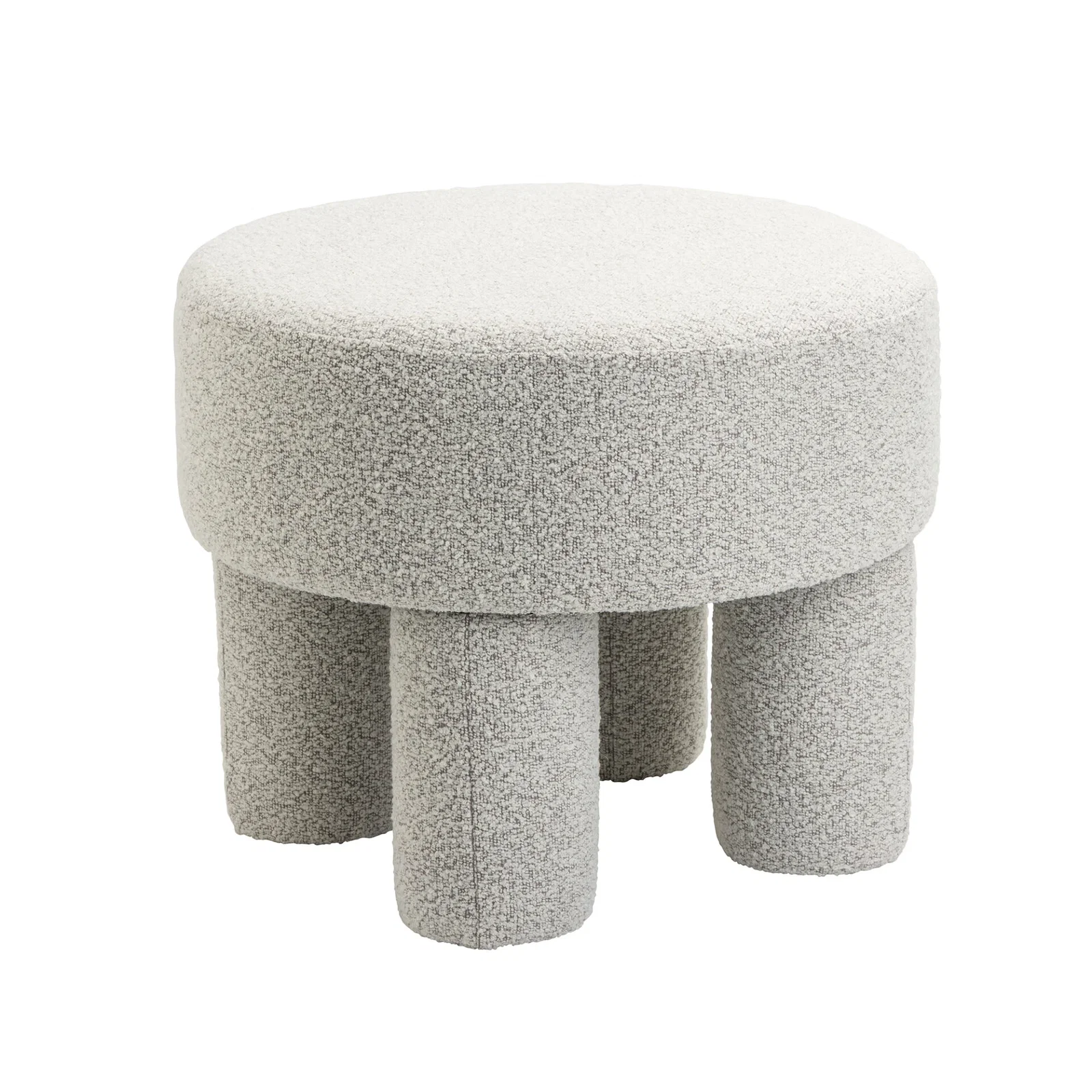 MFE-PF1B-NA-2.webp Poef Demi - Bouclé Naturel - Afbeelding 1