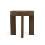 Bijzettafel Bora - Ø50cm Bruin