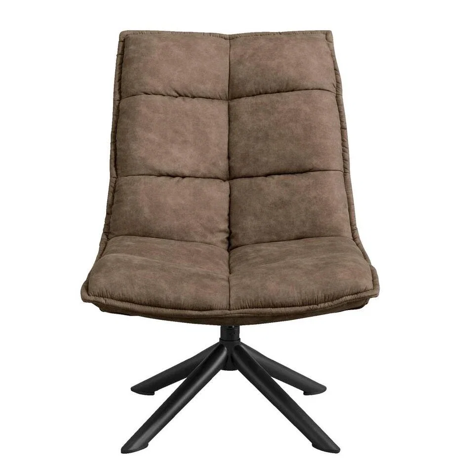 NWPpLS48uDDGgEfvND7a.webp Fauteuil Lucas - Microleder Taupe - Afbeelding 1
