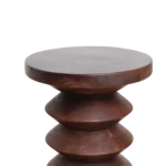 Pacific mangohouten kruk/bijzettafel Kiribati - Afbeelding 5
