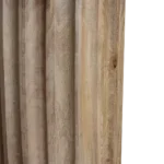 Bullnose bijzettafel reversed naturel Ø 50 cm - Afbeelding 6