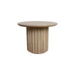 Bullnose bijzettafel reversed naturel Ø 55 cm