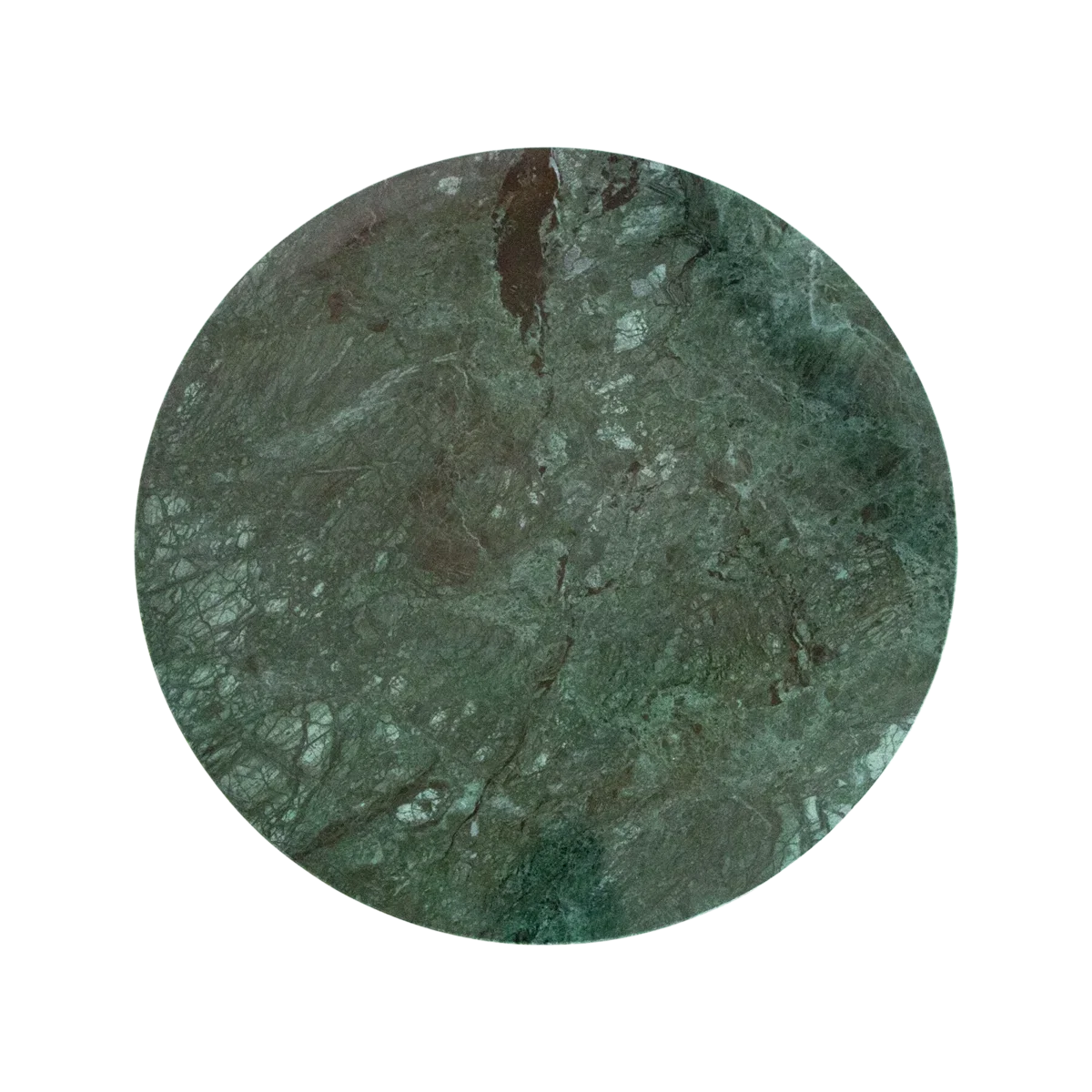 Marmeren bijzettafel rond - groen - Afbeelding 3