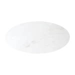 Ovale marmeren salontafel - Wit - 120x60x38 cm - Afbeelding 6