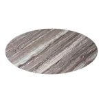 Ovale marmeren salontafel - Fantasy bruin - 120x60x38 cm - Afbeelding 7