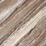 Ovale marmeren salontafel - Fantasy bruin - 120x60x38 cm - Afbeelding 8