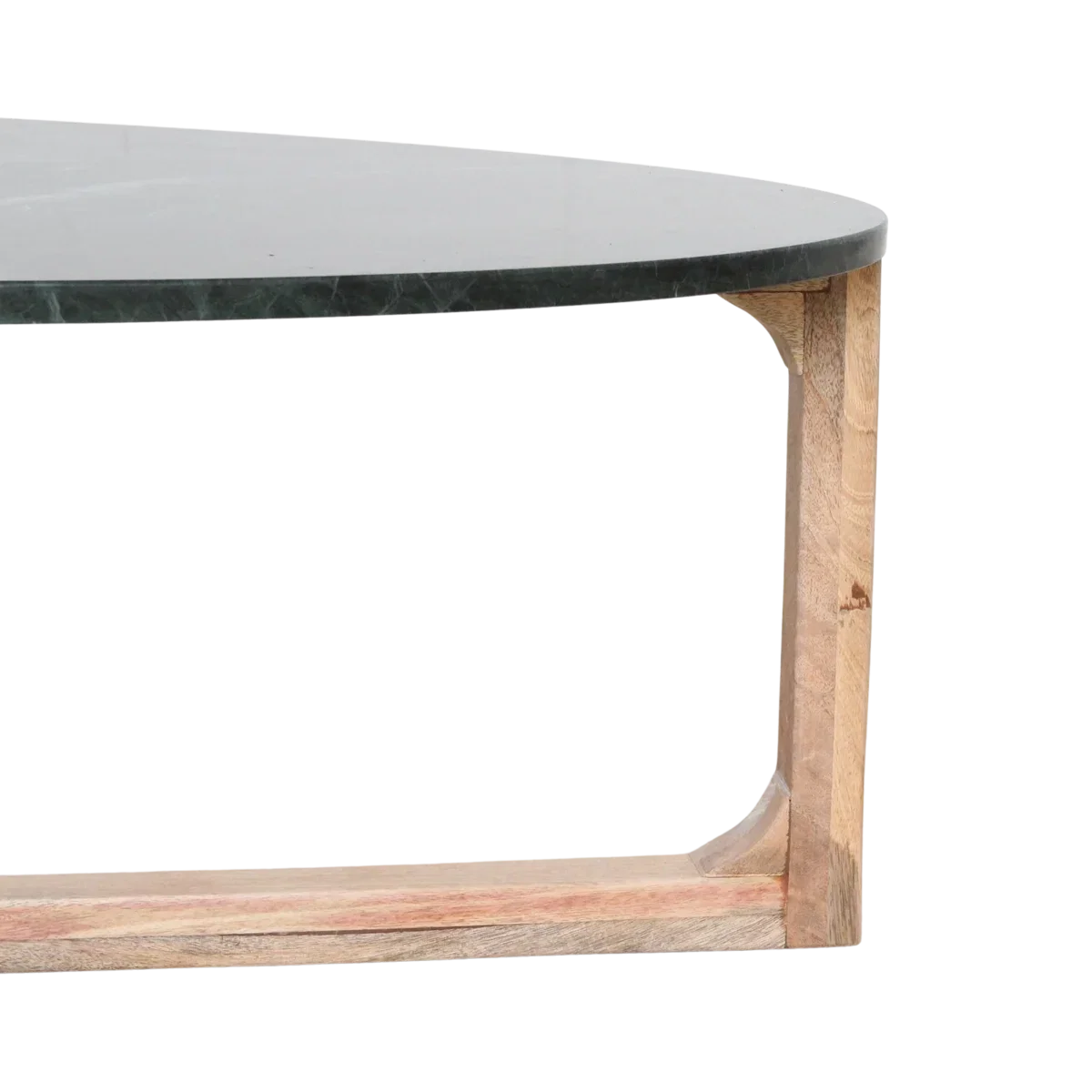 Ovale marmeren salontafel - Groen - 120x60x38 cm - Afbeelding 7