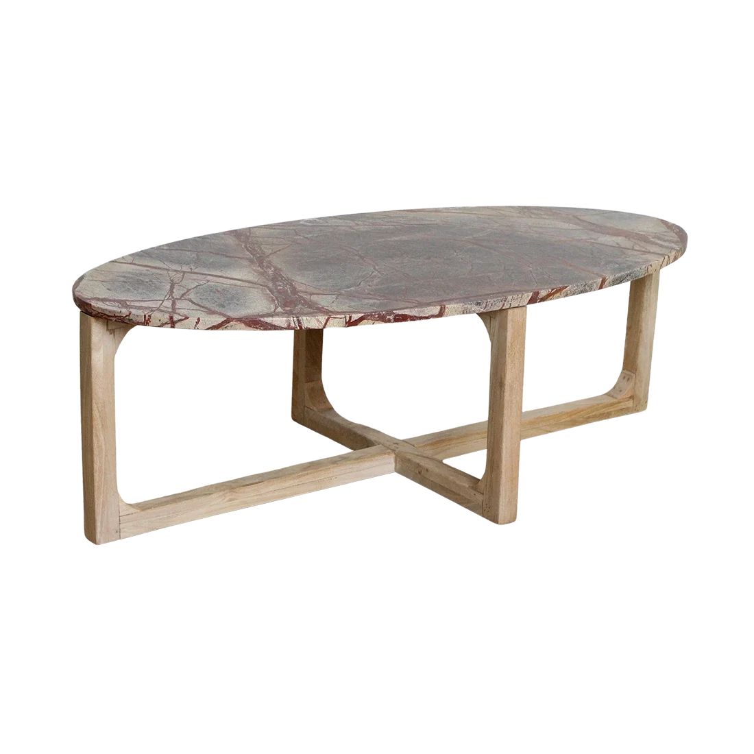 TAST00164-0.webp Marmeren salontafel Bizar - 120x60x38 cm - Afbeelding 1
