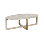 Marmeren salontafel Créme - 120x60x38 cm