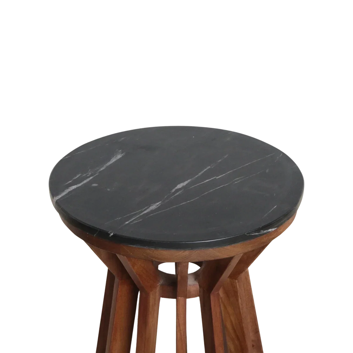 Sabah marmeren bijzettafel - zwart - Afbeelding 6