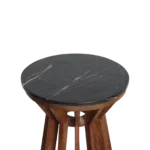 Sabah marmeren bijzettafel - zwart - Afbeelding 6