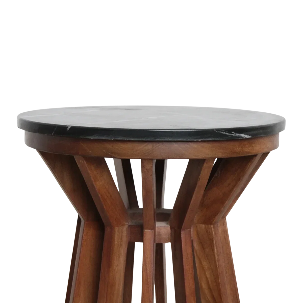 Sabah marmeren bijzettafel - zwart - Afbeelding 8