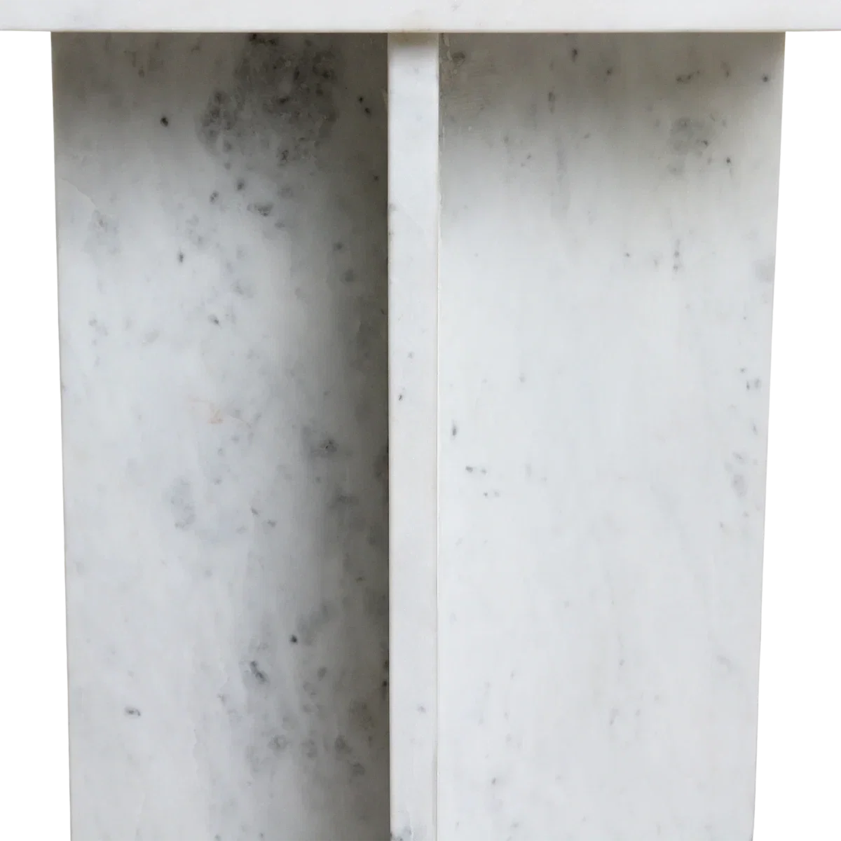 Beijing wit marmeren bijzettafel - 35x35x50 cm - Afbeelding 7