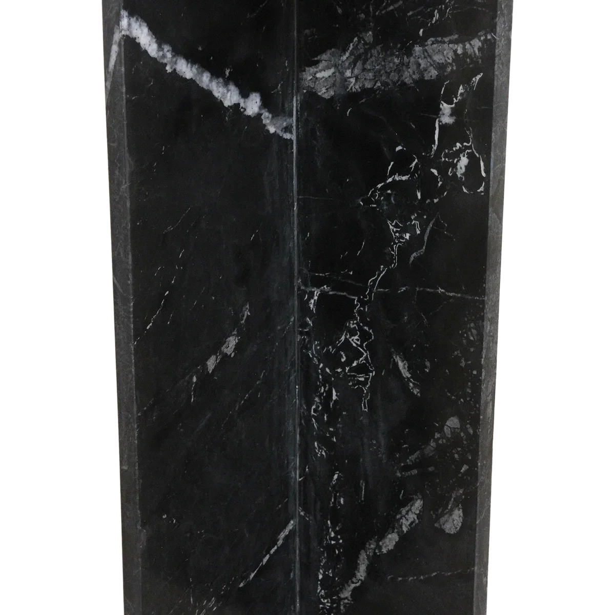 Shanghai zwart marmeren bijzettafel - 35x35x50 cm - Afbeelding 6
