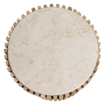 Infinity ronde marmeren bijzettafel - Afbeelding 6