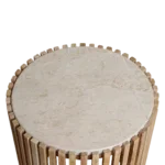 Infinity ronde marmeren bijzettafel - Afbeelding 7