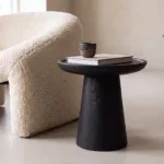 Nero teakhouten bijzettafel  Dusk - zwart - Afbeelding 2