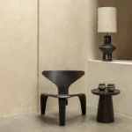 Nero teakhouten bijzettafel  Dusk - zwart - Afbeelding 4