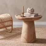 Nero teakhouten bijzettafel  Ray - natuurlijk teak - Afbeelding 2