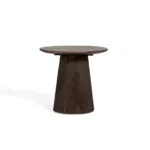 Bijzettafel Mokka - Donkerbruin Ø50cm