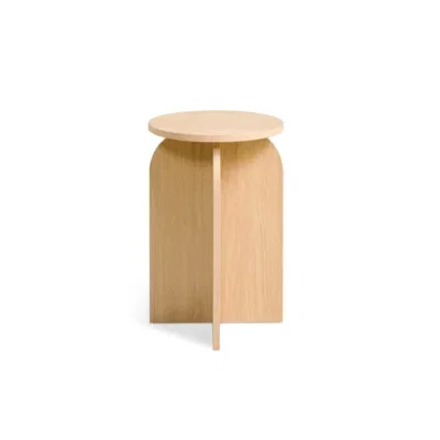 Bijzettafel Felix - Naturel Ø30