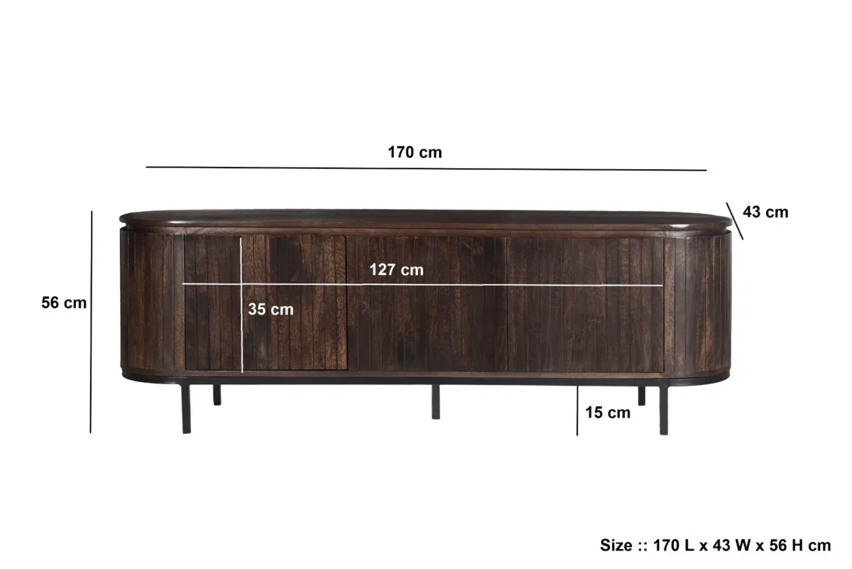 Noor Walnut 170cm - Afbeelding 3