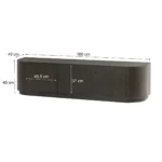 Novero Espresso 180cm - Afbeelding 8
