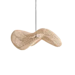 Wave rotan hanglamp L - Ø 71x26 cm