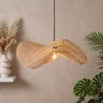 Wave rotan hanglamp L - Ø 71x26 cm - Afbeelding 2