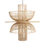 Saturn rotan hanglamp - Ø 65x63 cm