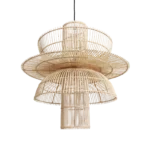Saturn rotan hanglamp - Ø 65x63 cm - Afbeelding 3
