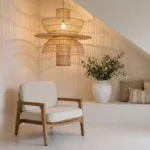 Saturn rotan hanglamp - Ø 65x63 cm - Afbeelding 4