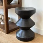 Forma teakhouten bijzettafel Rizo zwart - Afbeelding 2