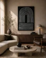 3D wanddecoratie 'Arch' met lijst