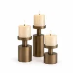 Bronze kandelaren - set van 3