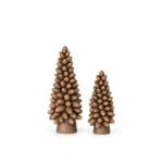 Dennenappel boom brons | 2 formaten