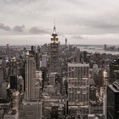 Glasschilderij 160x110cm Manhattan NYC