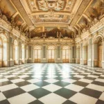 Glasschilderij 160x80cm Danszaal
