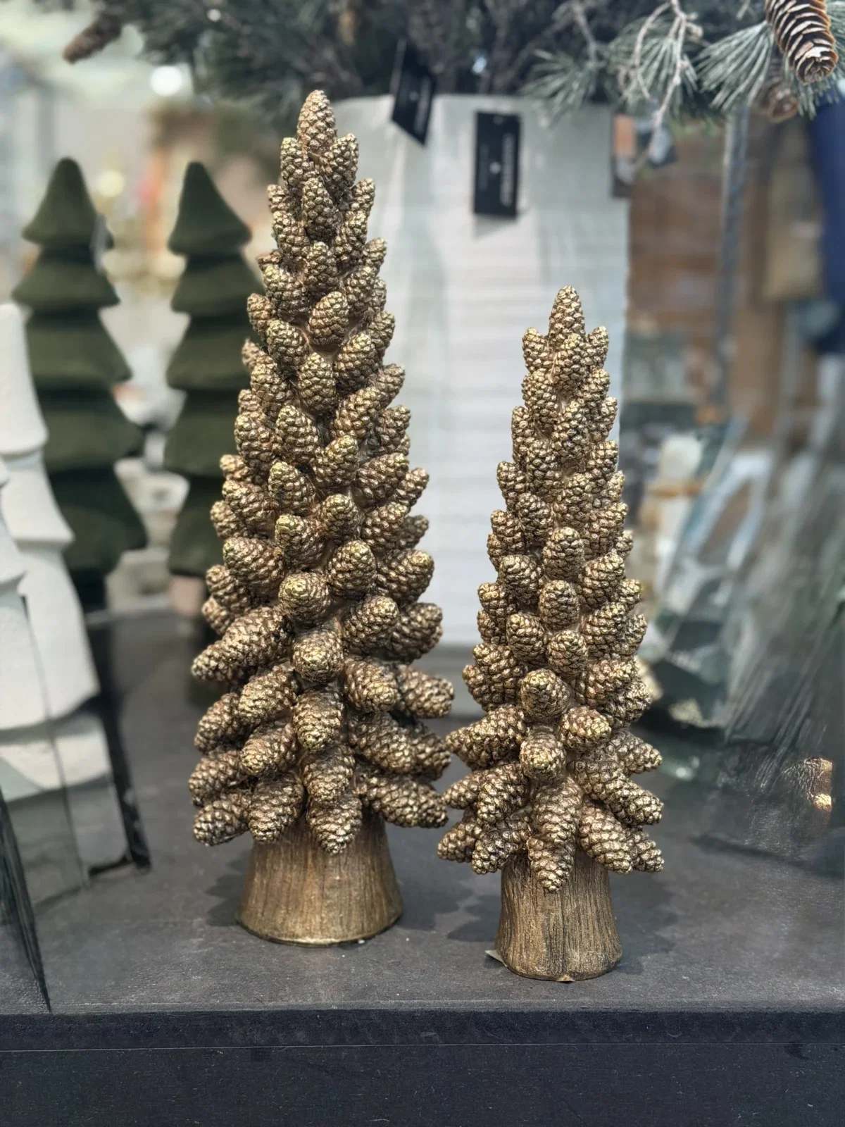 Dennenappel boom brons | 2 formaten - Afbeelding 3
