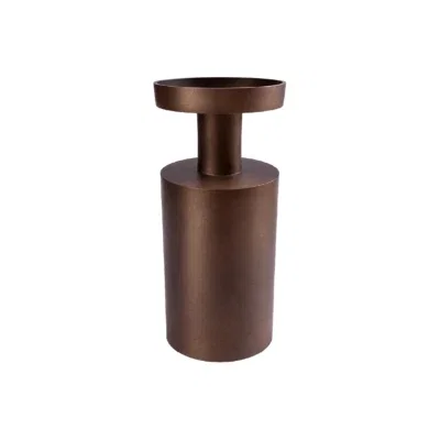 Kaarshouder Navarro M bronze Ø11 x H26 cm