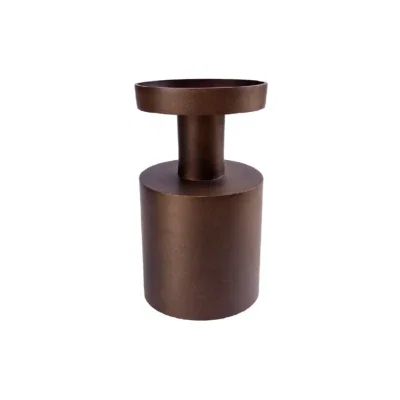 Kaarshouder Navarro S bronze Ø11 x H20 cm