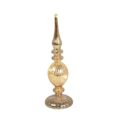 LED kerst piek Pieko S geel goud - 8,5x8,5x27,5CM