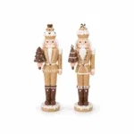 Notenkrakers Candy bruin beige - set van 2