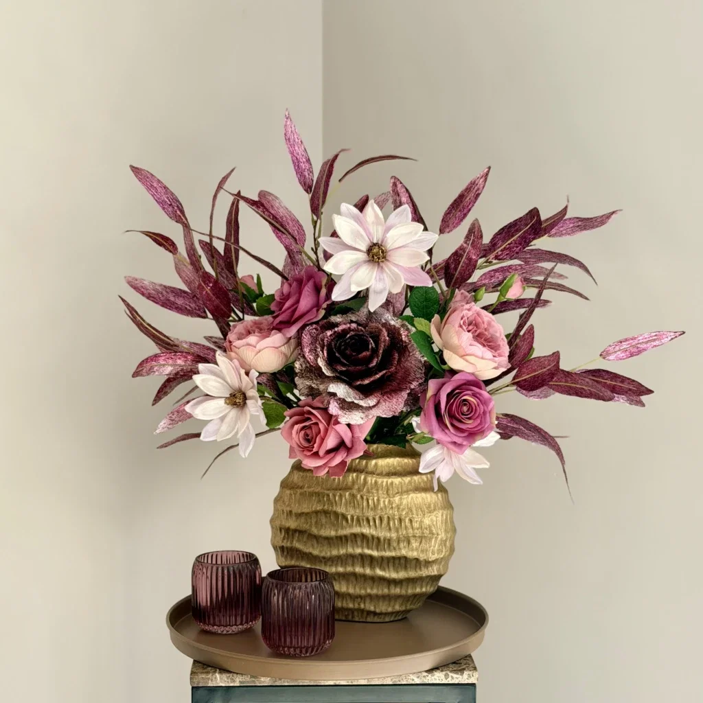 Salon tafel decoratie set chique brons