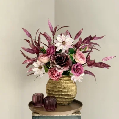 Salon tafel decoratie set chique brons